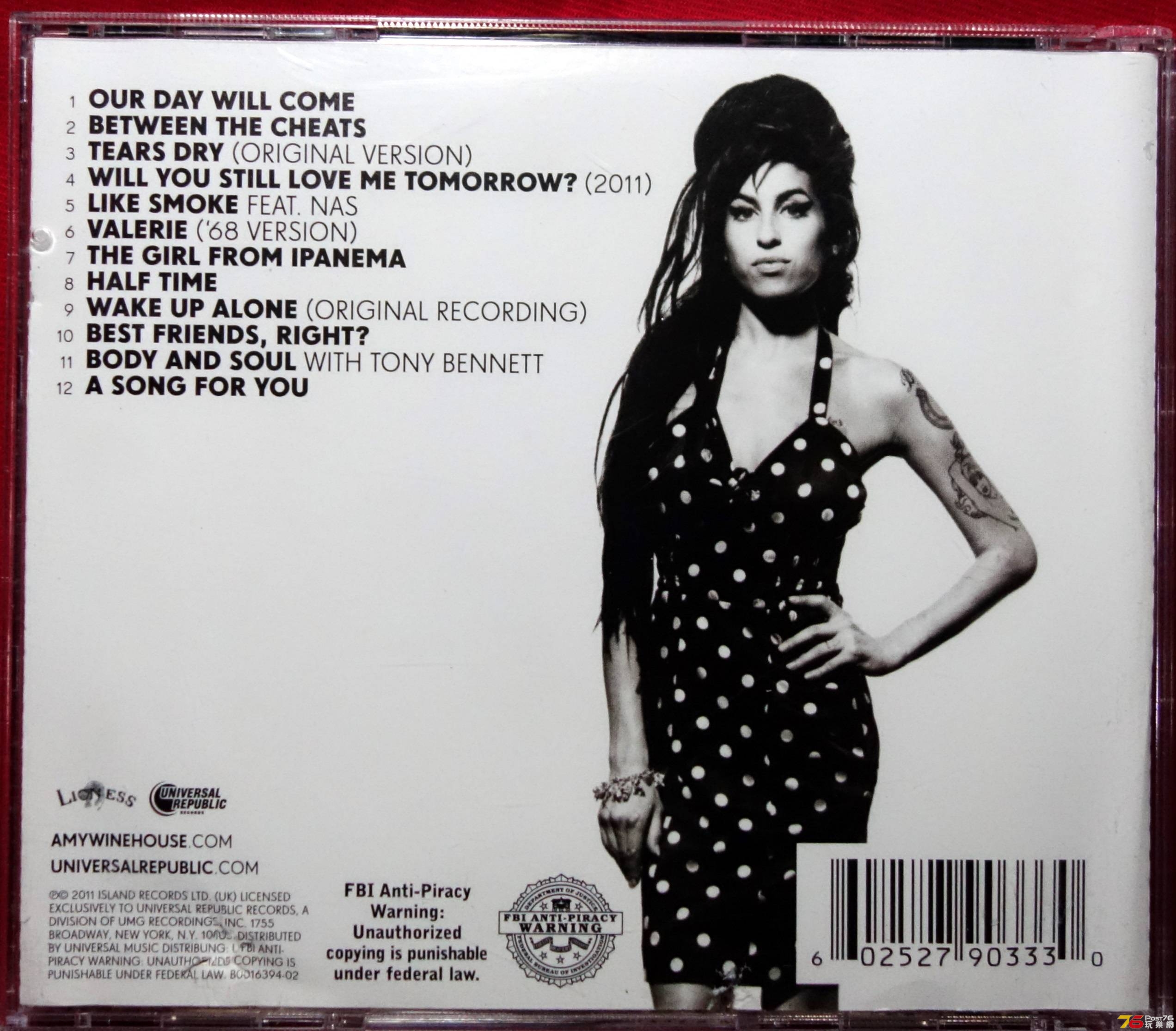 Amy Winehouse  2011 Lioness Hidden Treasures ab.JPG