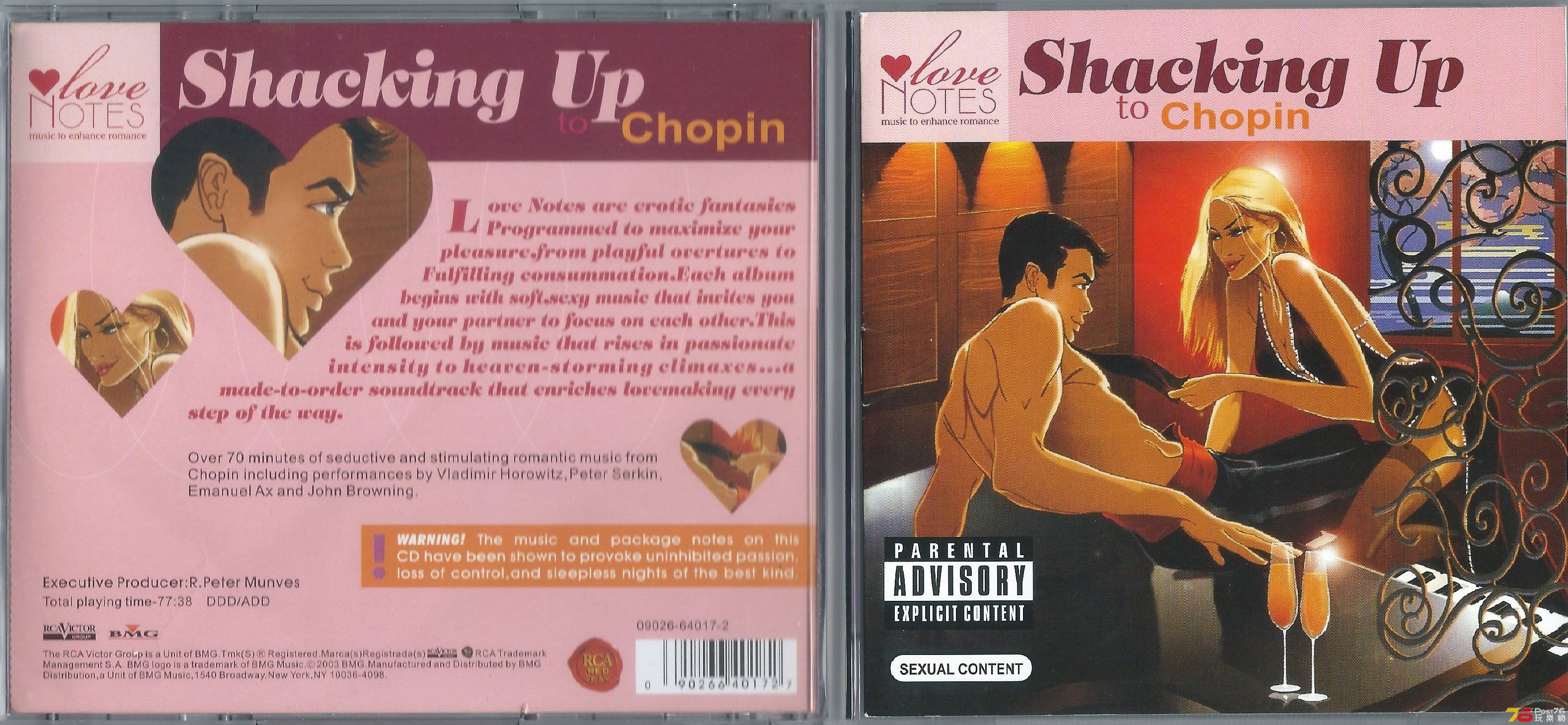 Shacking Up to Chopin  2003 Love Note a.JPG