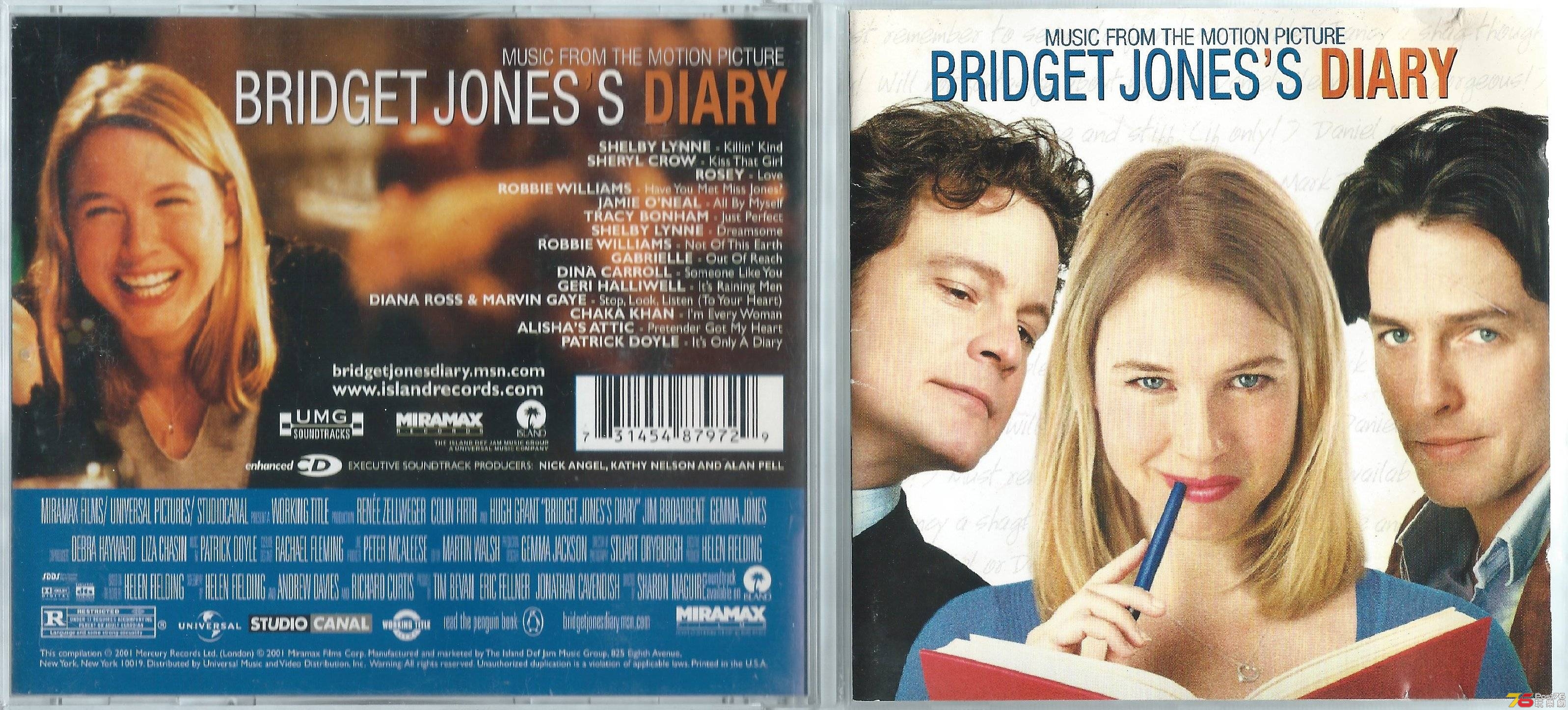 Bridget Jones's Diary  2001 OST US a.JPG