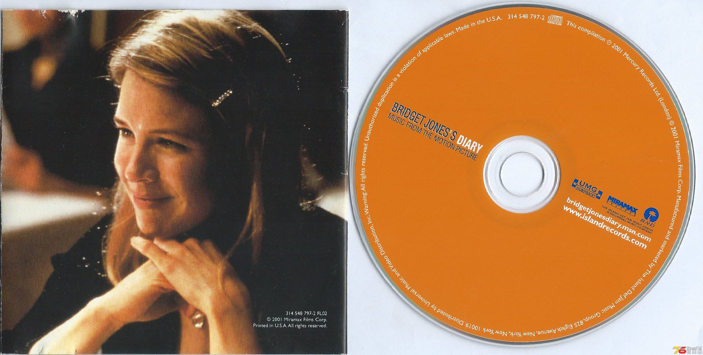 Bridget Jones's Diary  2001 OST US ab.JPG