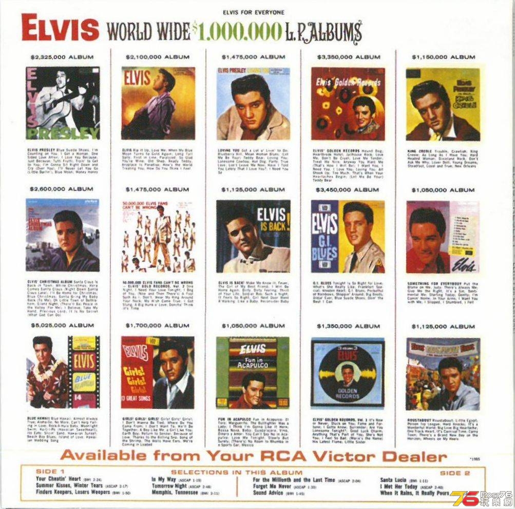 Elvis Presley  1965 Elvis For Everyone Original Albums BS ab.jpg