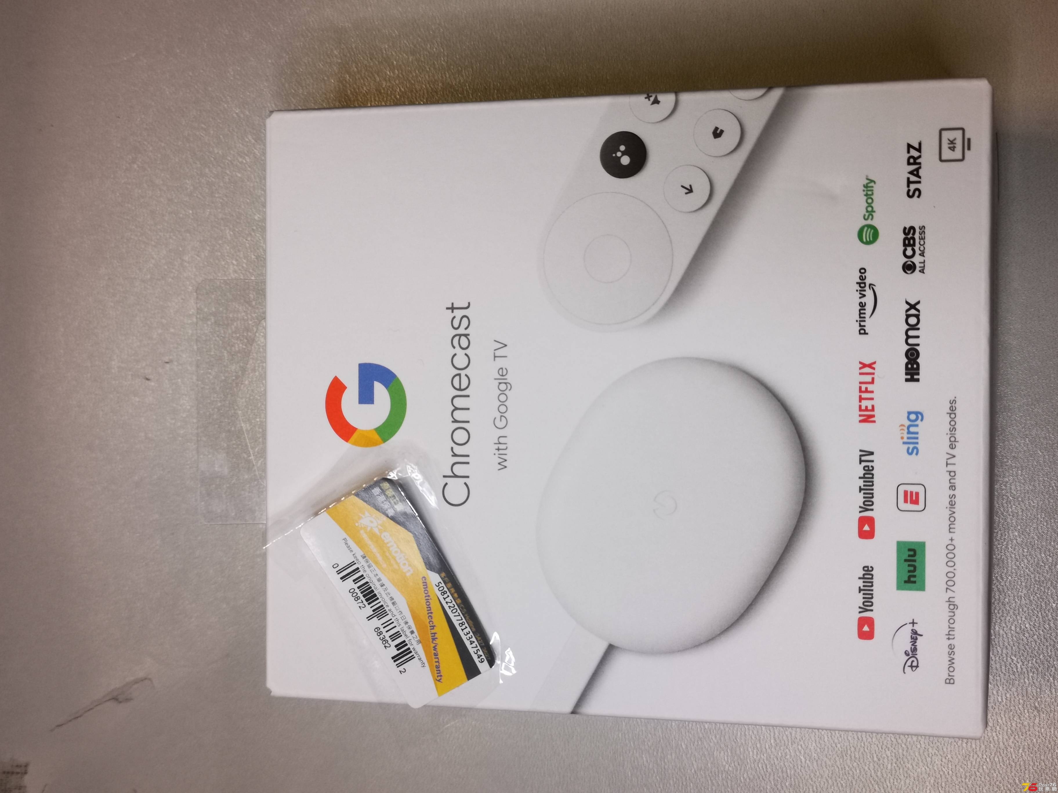 chromecast with Google TV 所謂"行貨"開箱-