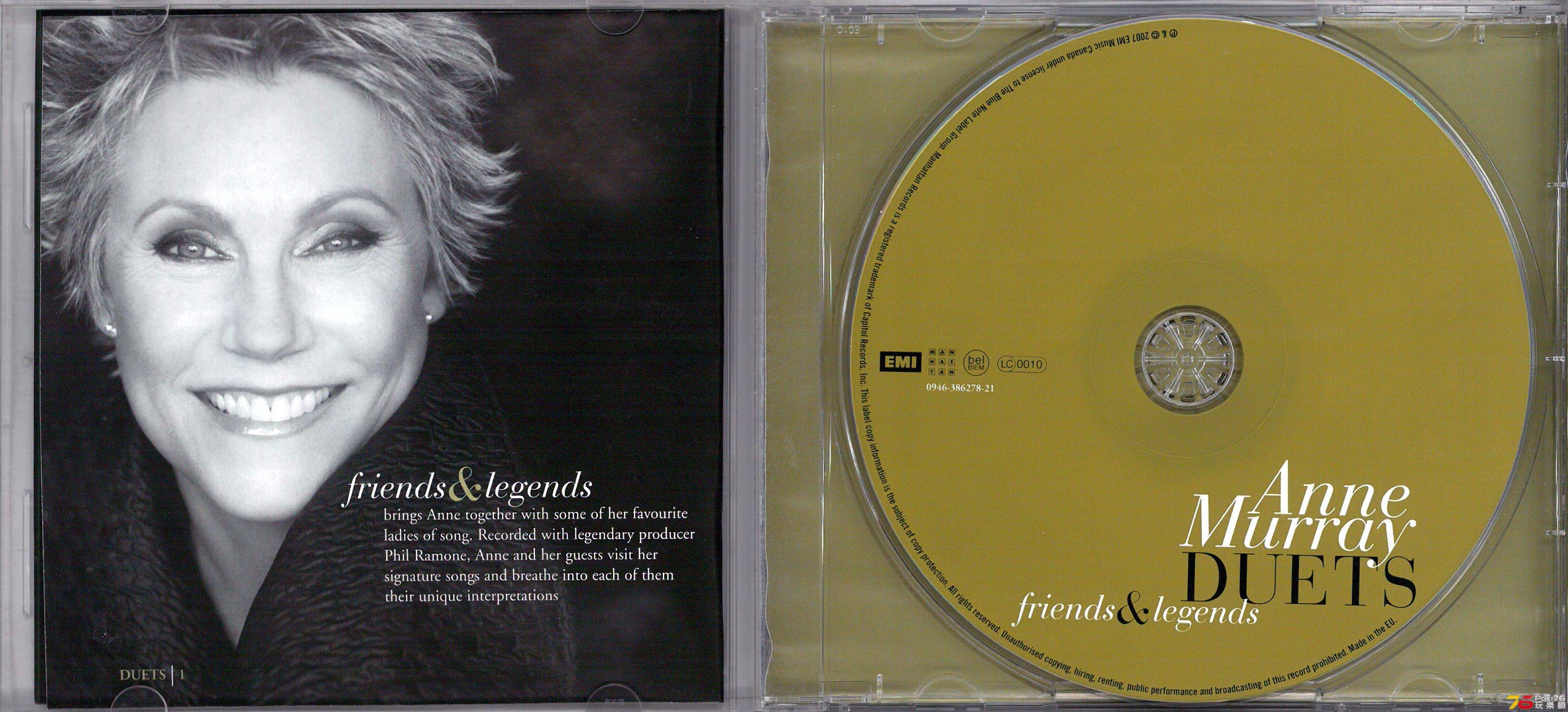 Anne Murray  2007 Duets Friends &amp; Legends ab.jpg