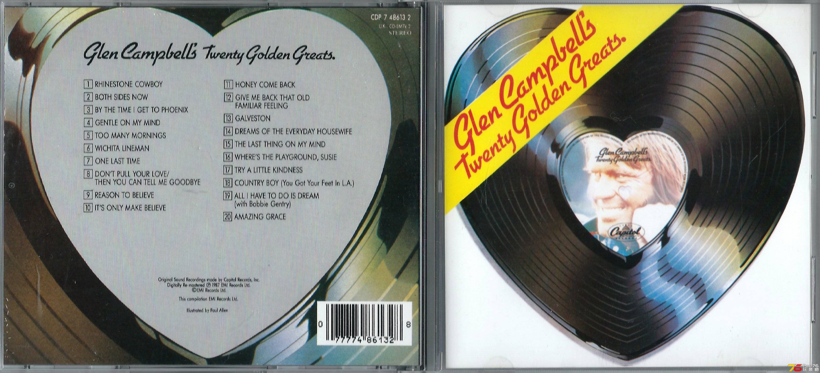 Glen Campbell  1987 Twenty Golden Greats a .JPG