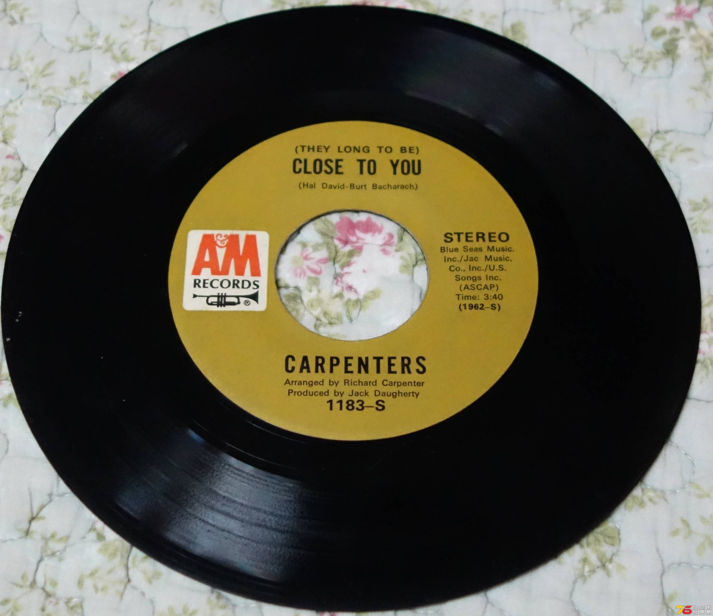 Carpenters  1970 Close to You Sgl.JPG