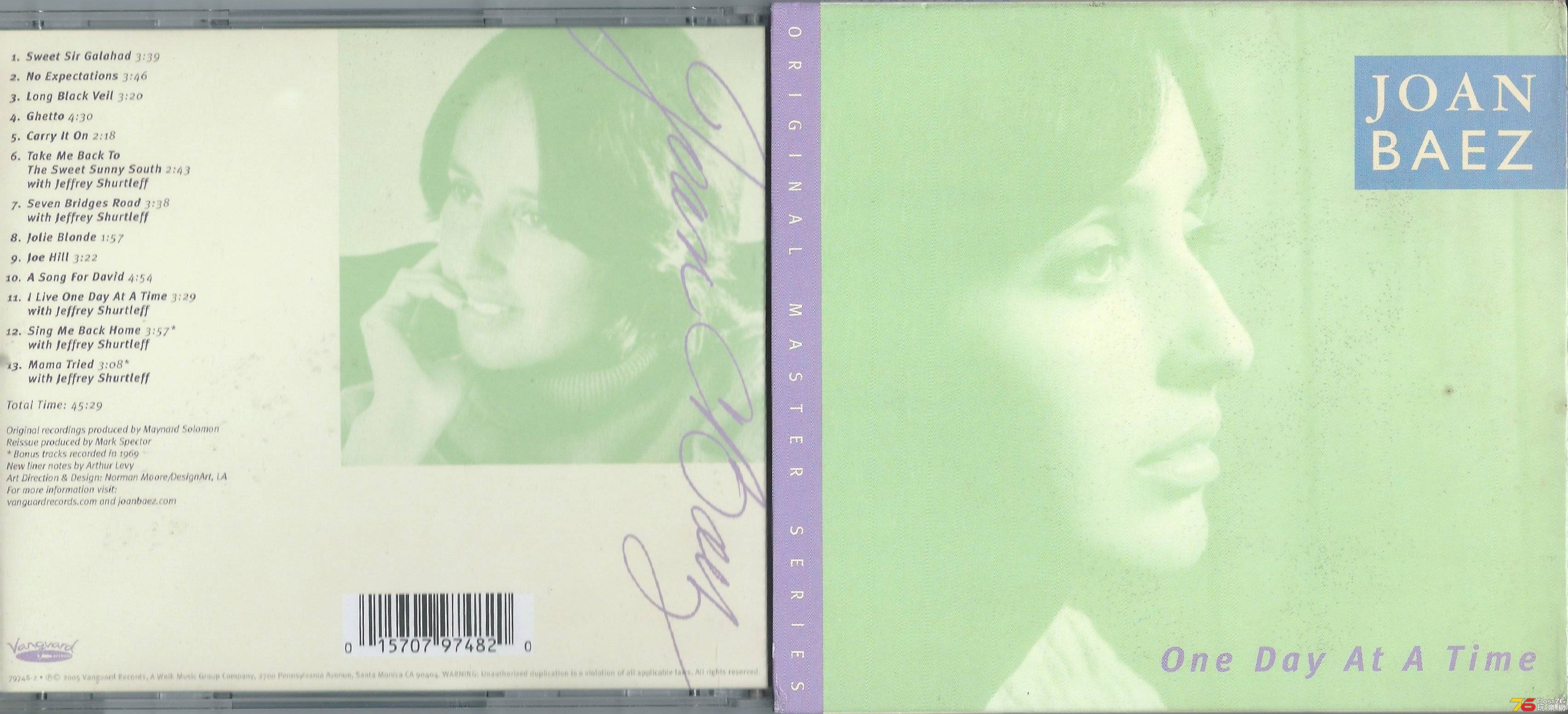 Joan Baez  1969 One Day At A Time a.JPG