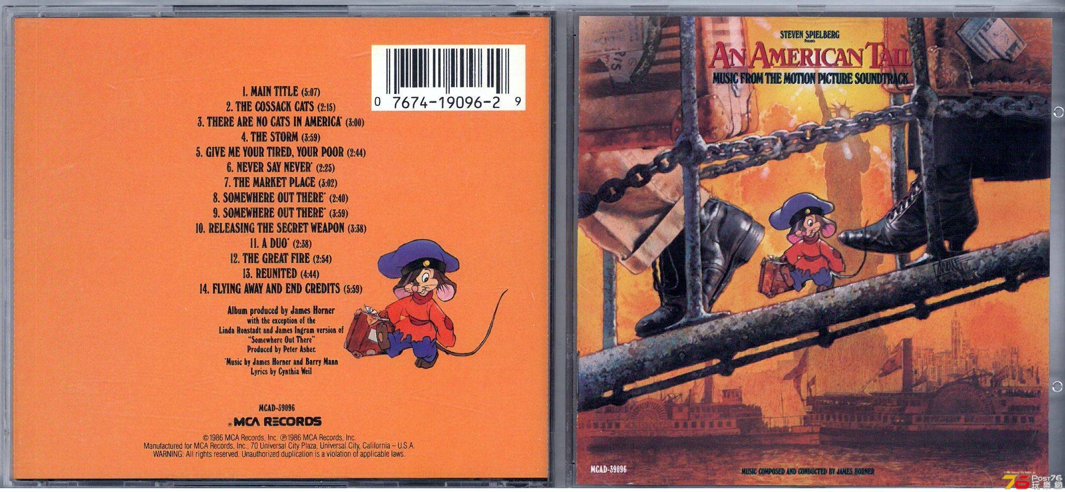 An American Tail 老鼠也移民 OST a.jpg
