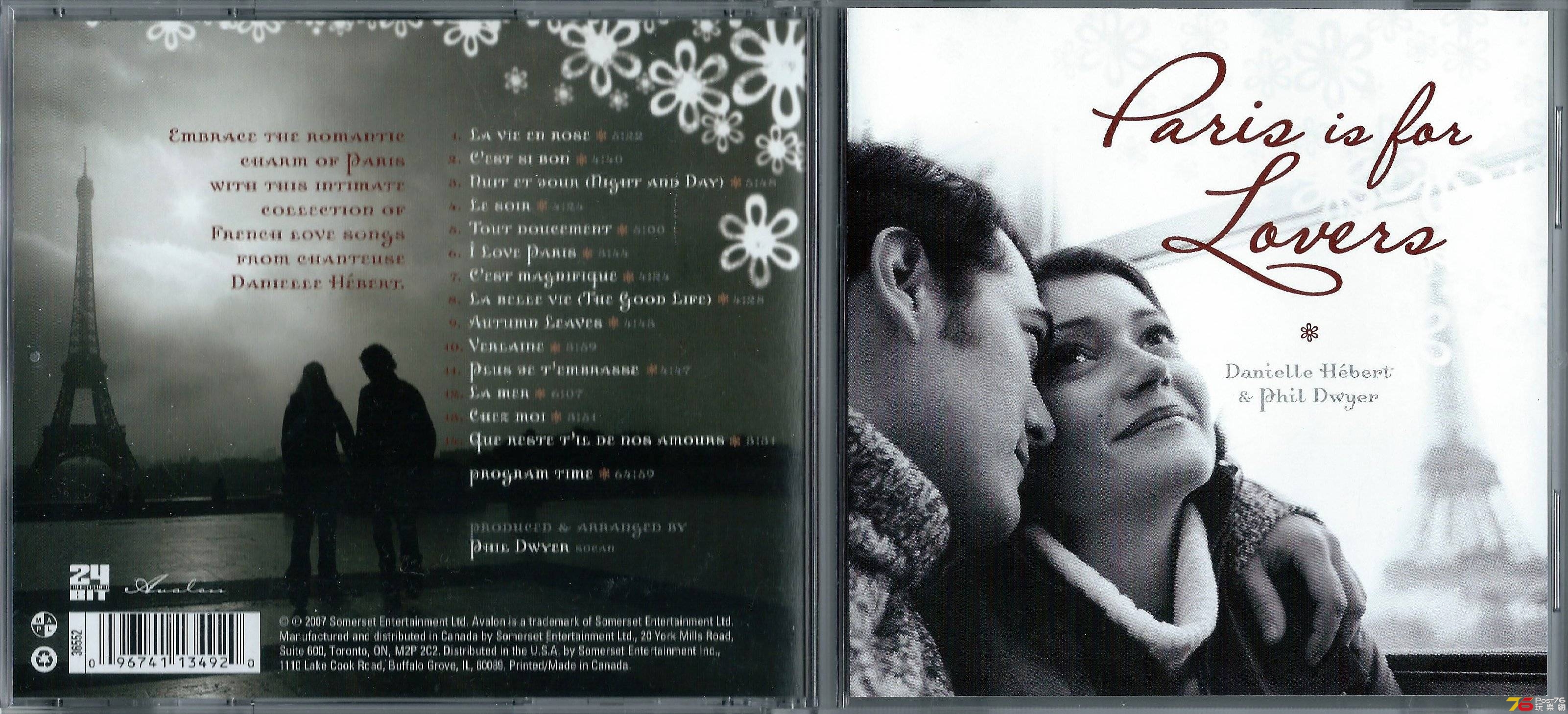 Danielle Hérbert And Pete Dwyer  2007 Paris Is For Lovers a.JPG