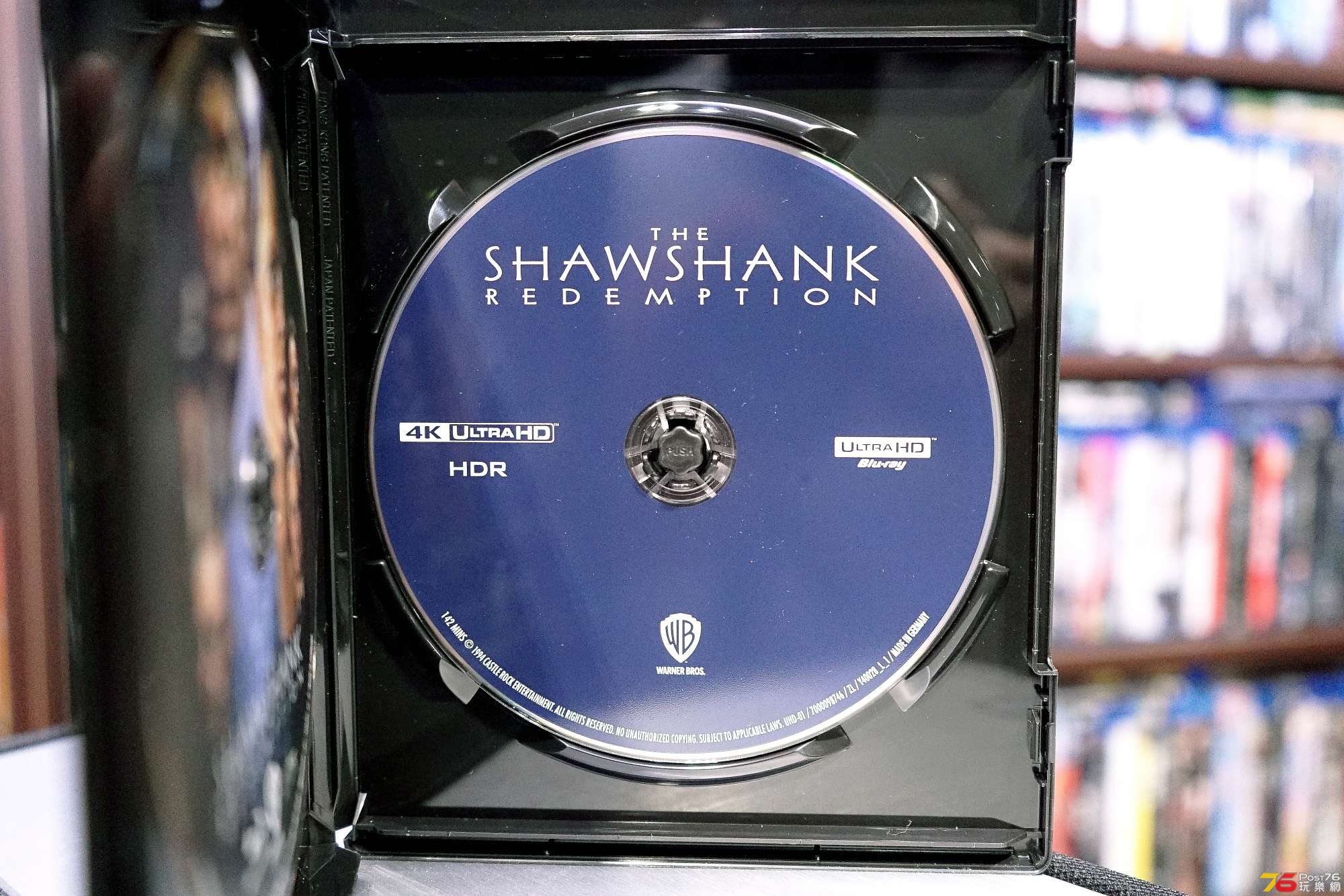 月黑高飛》(The Shawshank Redemption) 4K港版入手初試- 4K藍光/串流