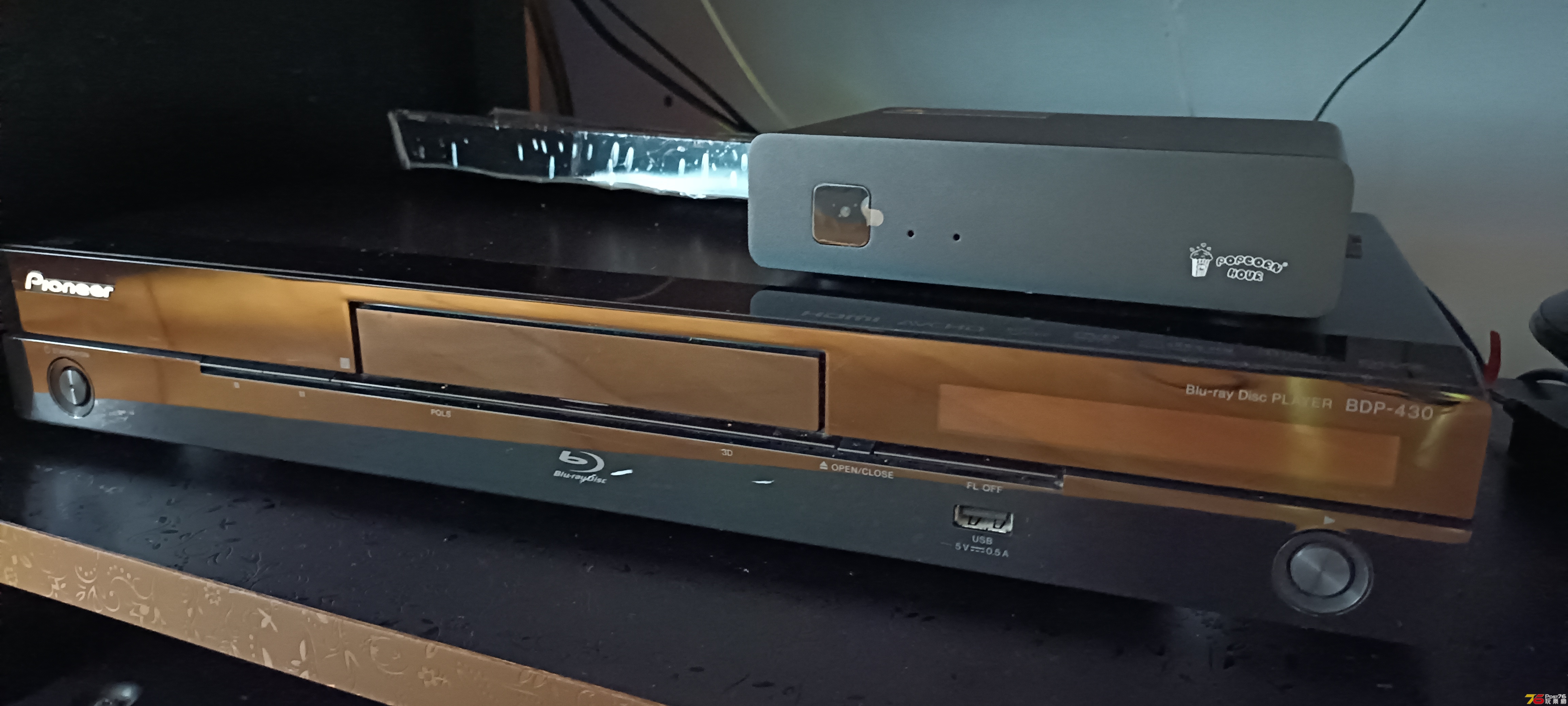 Pioneer Blu-ray Disc Player BDP-430, Popcorn Hour VTEN 4K 3D高清播放器.jpg