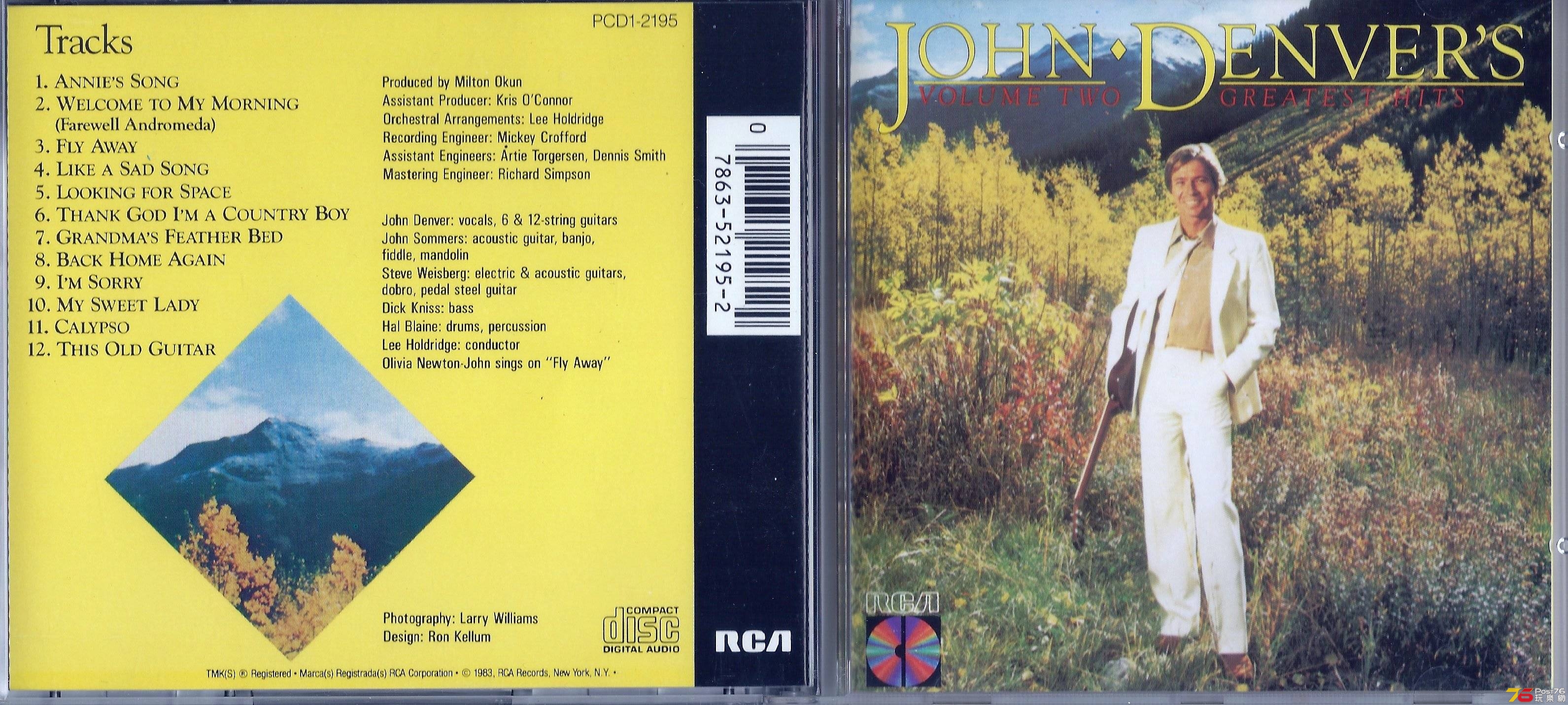 John Denver  1983 Greatest Hits 2 a.JPG