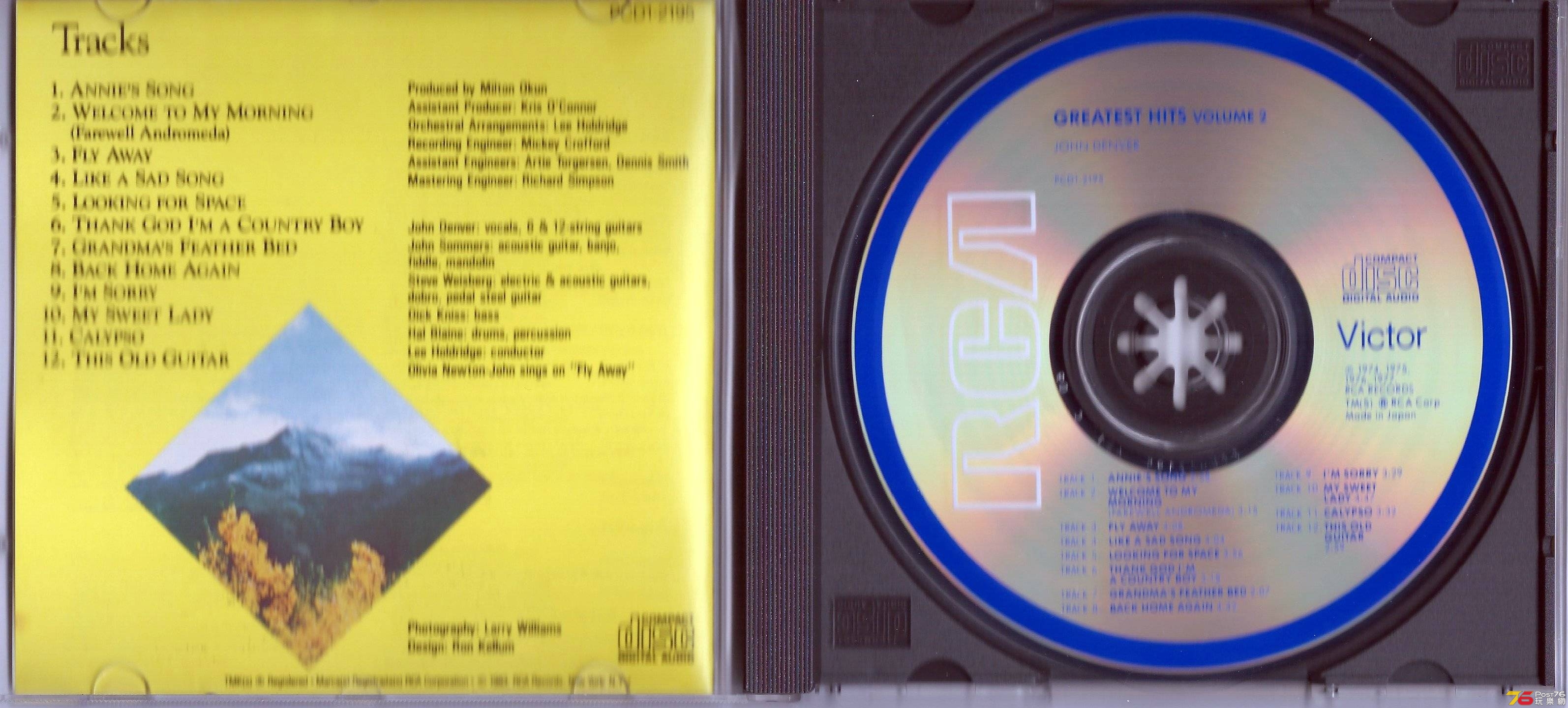 John Denver  1983 Greatest Hits 2 ab.JPG