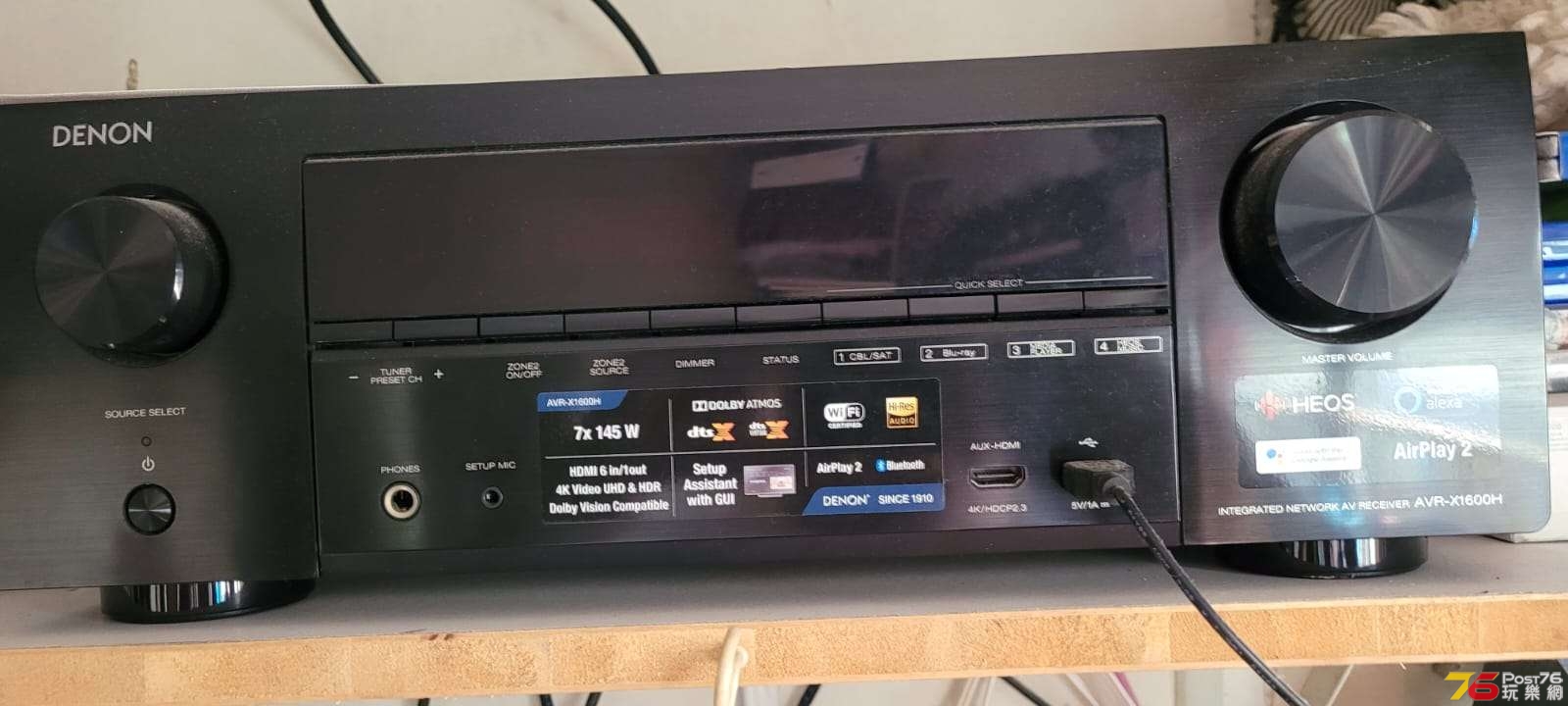Sold Denon AVR-x1600H Polk Audio - 二手買賣- Post76.hk - Powered