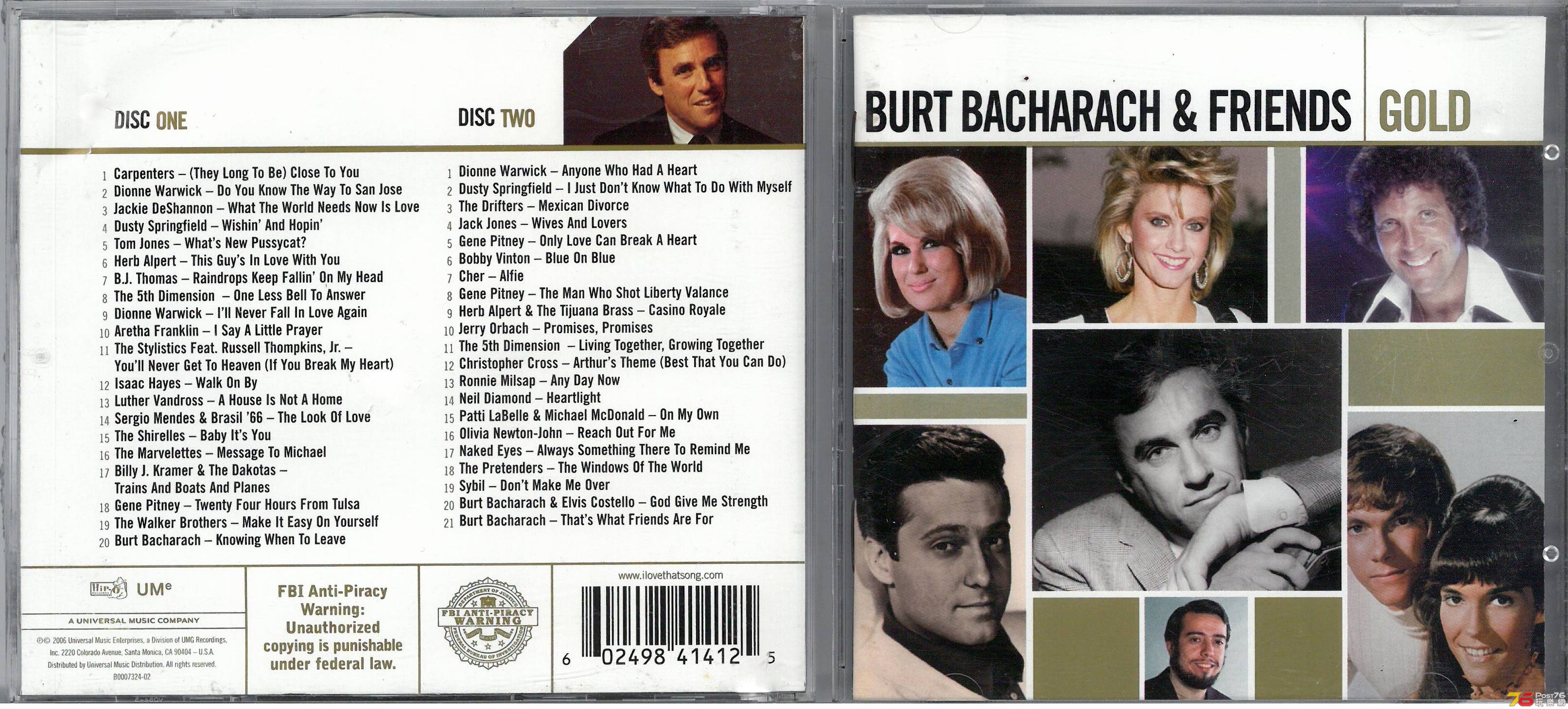 Burt Bacharach &amp; Friends Gold a.jpg