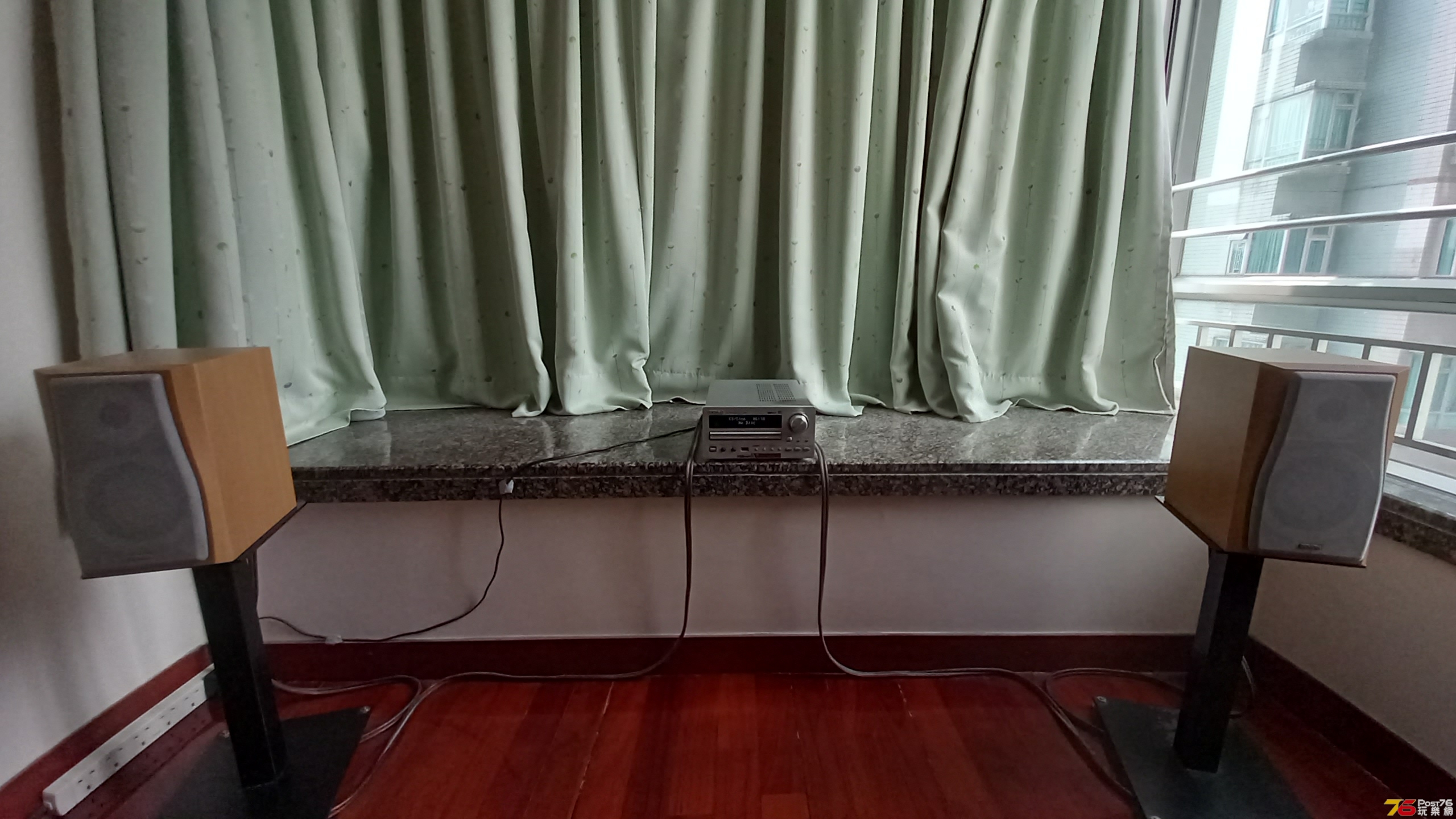 TEAC+DENON微型音響組合連喇叭腳架+喇叭線