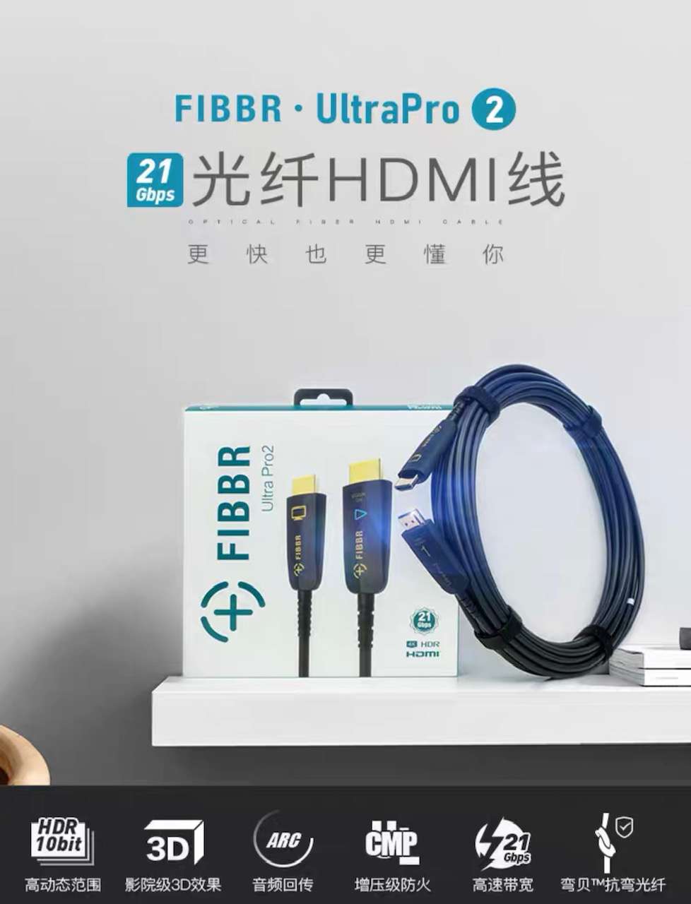 送 FIBBR UltraPro2 15m 光纖HDMI cable (現時用的,新買值$1200)