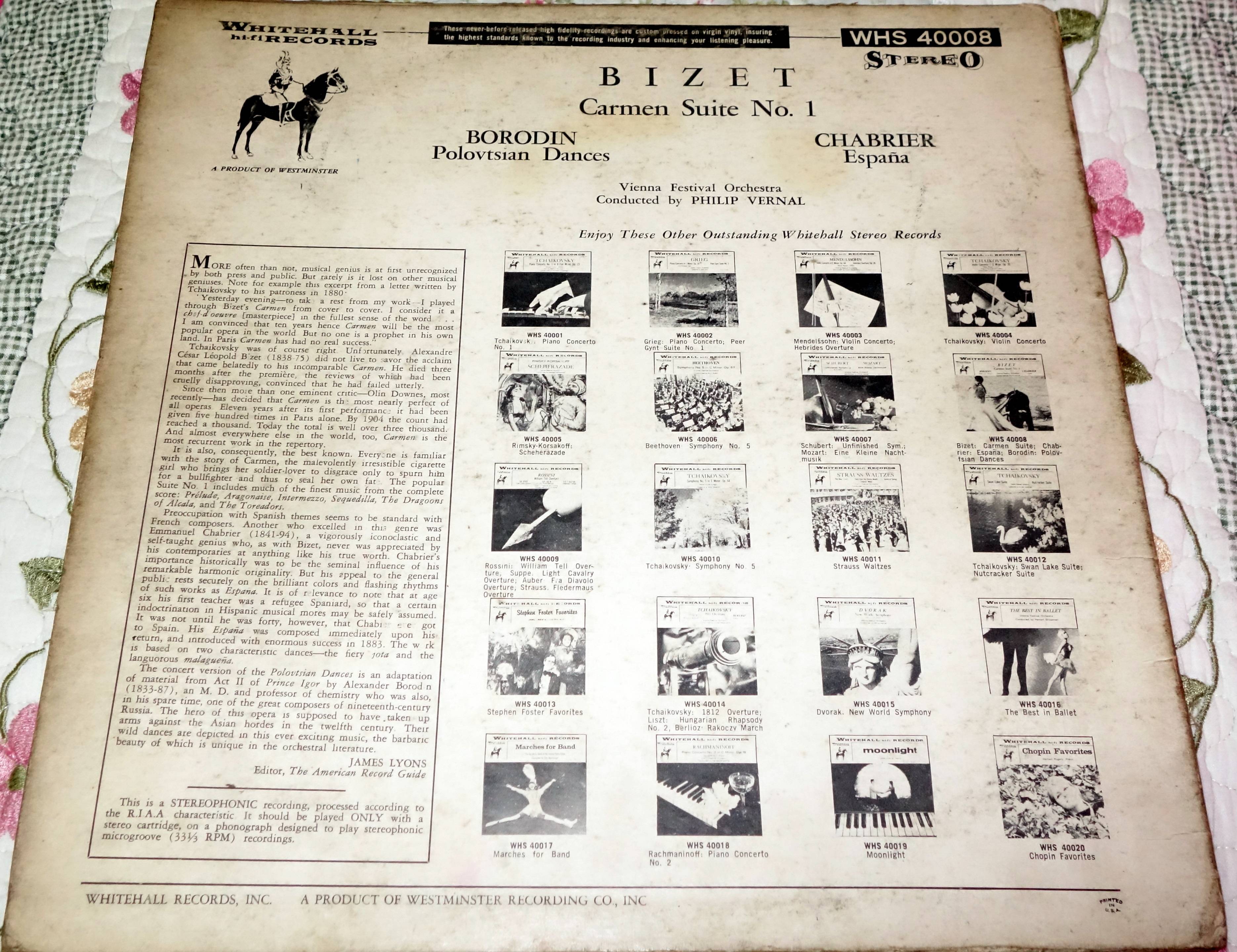 Classics - Carmen Suite No. 1 LP b.JPG