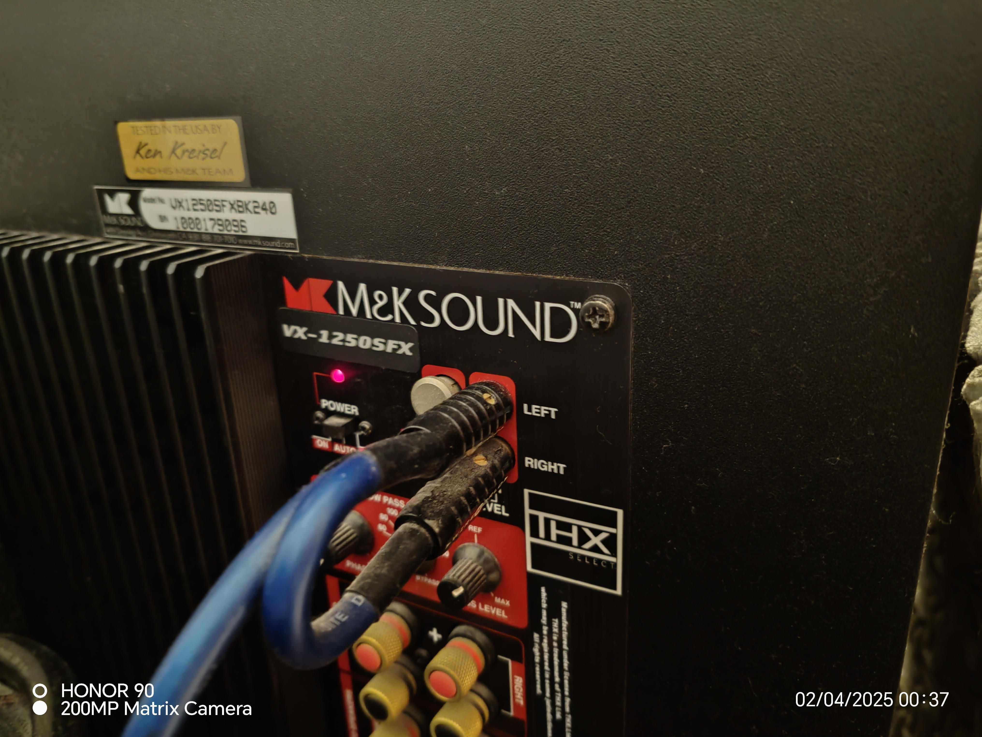 M&K Sound VX-1250SFX 