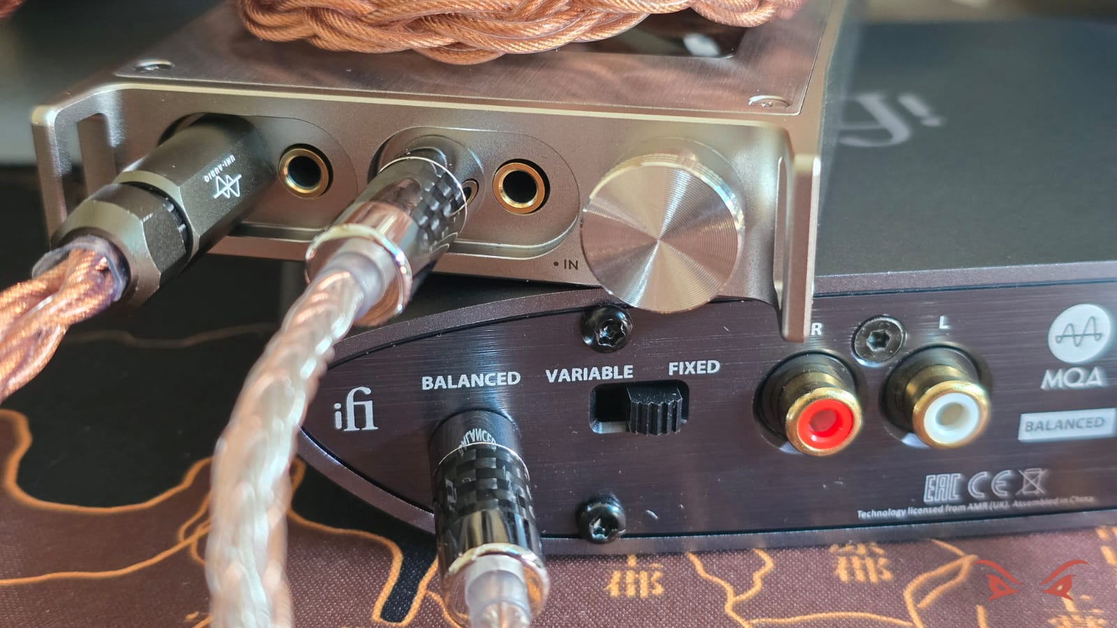 ifi iDAC 3 lineout to  ibasso PB6 + Luna4