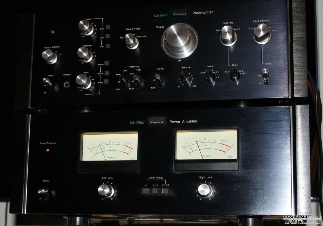 SANSUI CA-2000+BA-2000　