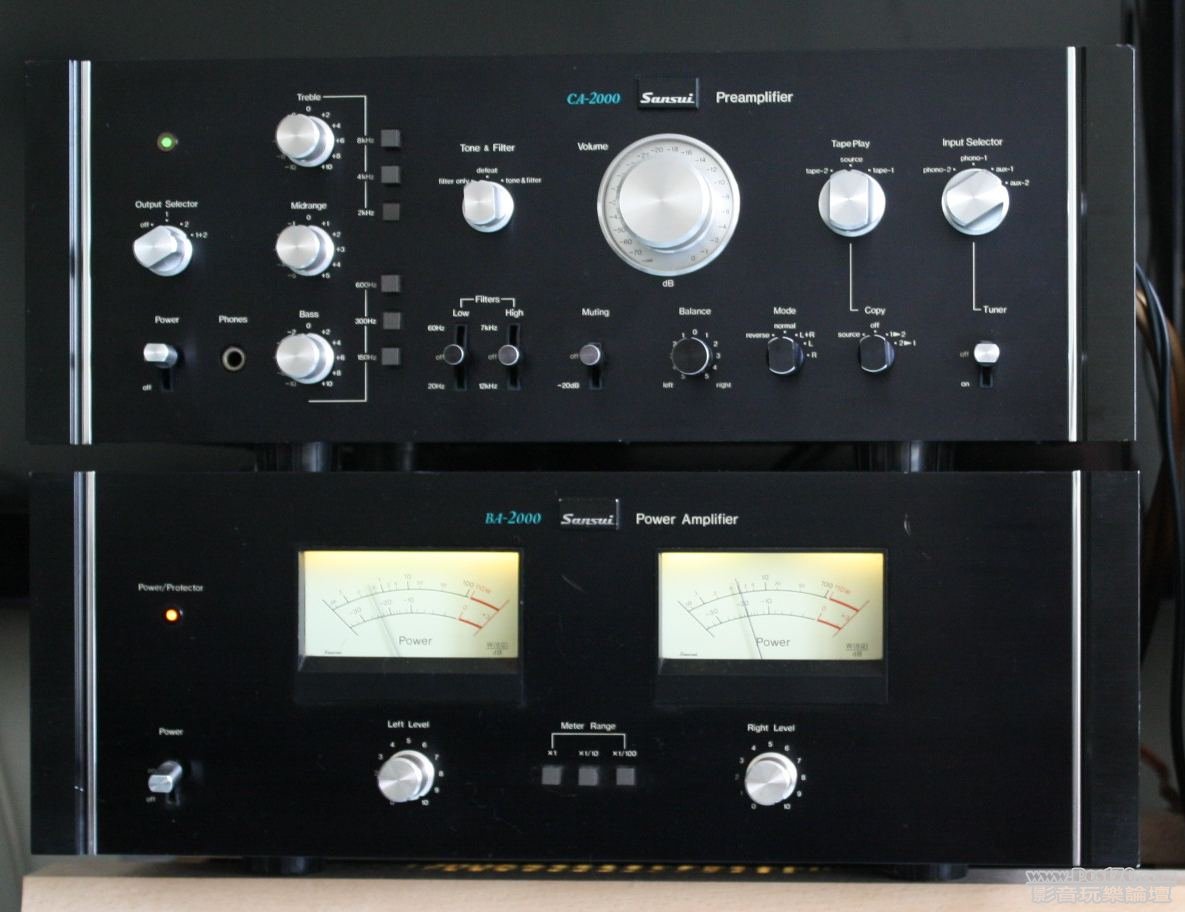 SANSUI CA-2000+BA-2000　