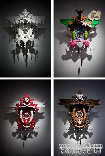 Stefan Strumbel\'s “Deine Heimat” Cuckoo Clocks.jpg