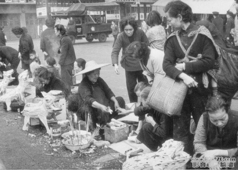 灣仔，鵝頸橋，打小人，1960年代-2.jpg