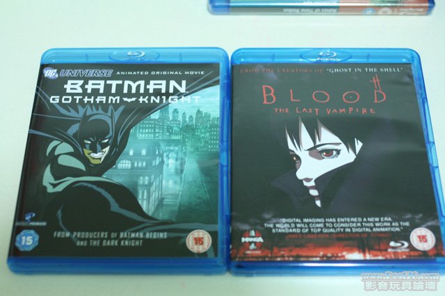 Batman Gotham Knight and Blood the last Vampire