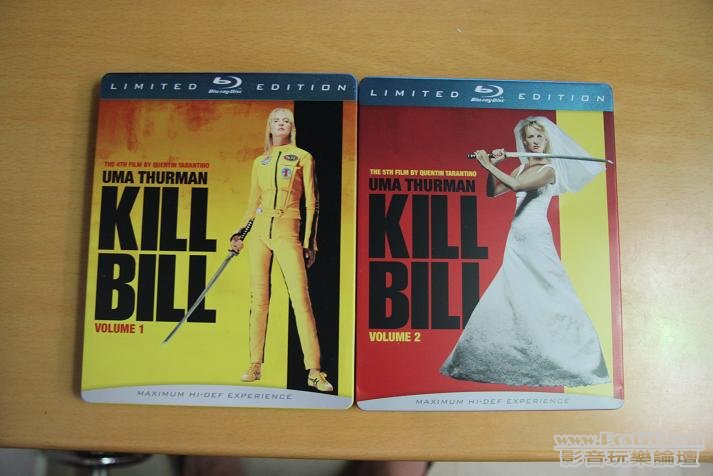 荷版kill bill 1 & 2 正面圖