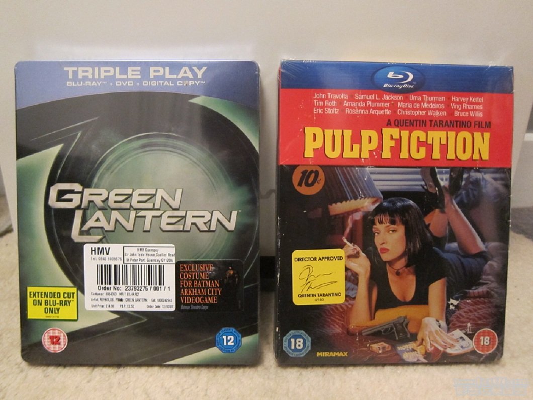 Green Lantern & Pulp Fiction.JPG