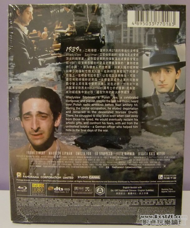 鋼琴戰曲 The Pianist - Blu ray (B).JPG