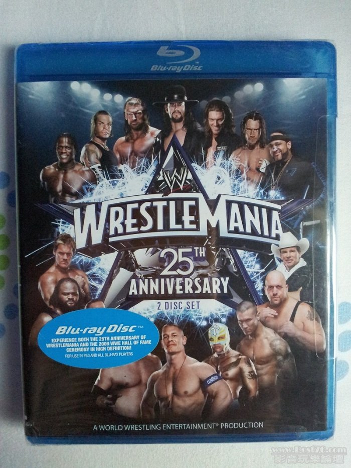 WWE - WrestleMania 25th Anniversary - Blu ray (A).jpg