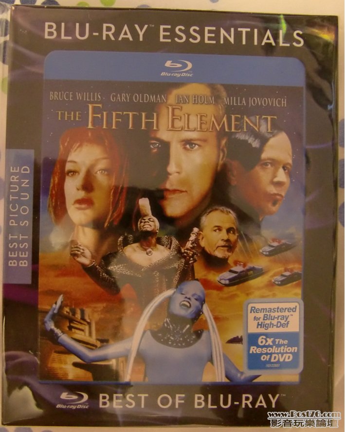 第五元素 The Fifth Element (美國版) - Blu ray (A).JPG