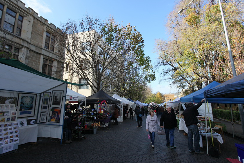 Salamanca Saturday Market @ Hobart, Tasmania
