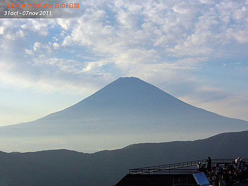 ▲ My Holidays ▲ 初見富士山一景。...