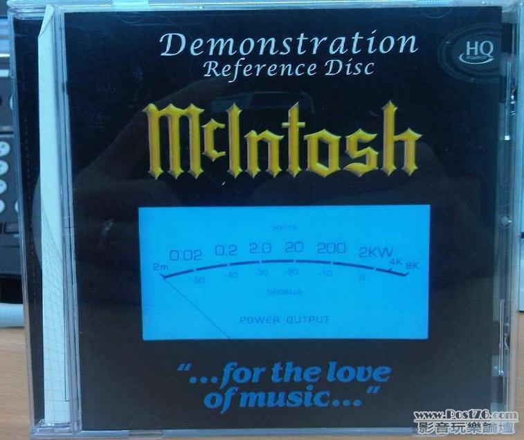 Mcintosh demonstration reference disc (HQCD) - 0