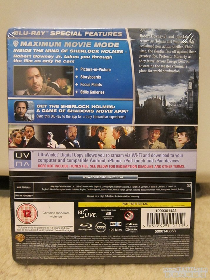 Sherlock Holmes 2 Rear.JPG